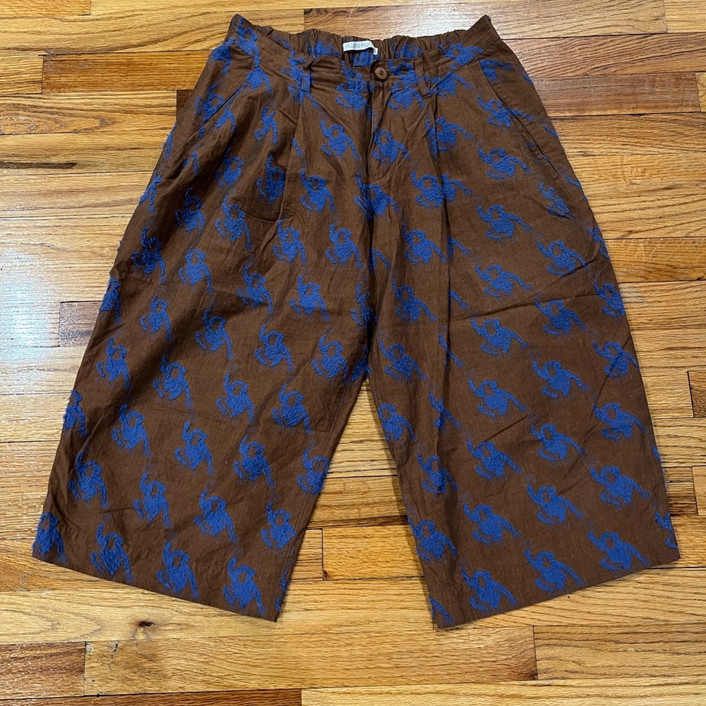 unique vintage Pleats Please by Issey Miyake cropped pants